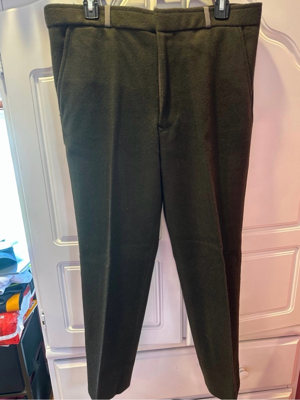 Men’s Handmade 100% Wool Dress Pants – Very Good Condition